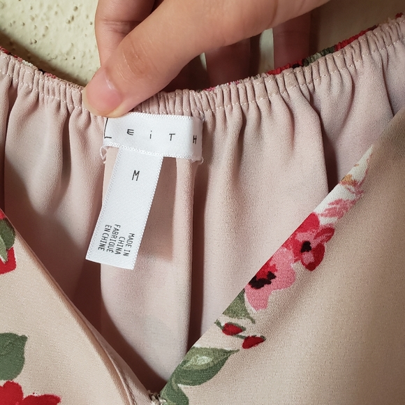 Leith Portrait Floral Print Wrap Top - Picture 8 of 8